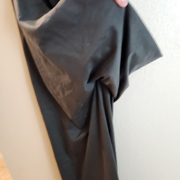 COS Sleeveless Wrap Gathered Green Evening Cocktail Dress Medium - Picture 6 of 9